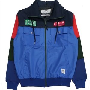 ETHIK Mens JACKET Colorblock Size Large